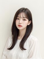 ワイワイ甲子園(wywy.)&nbsp;レイヤーロングセミディ姫カットワンカールシアーカラー