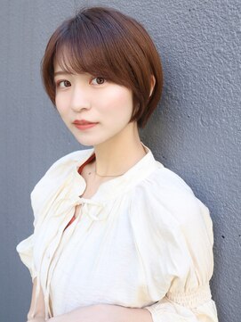 ブゾン(buZon) 【buZonブゾン】丸みショートボブ×ショコラブラウン