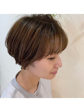 ヘアメイク アージュ 大野城 下大利店(HAIR MAKE age) 大人可愛いショートヘア　20代30代40代
