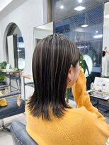 クラン 六甲道(Chlan) 切りっぱなしロブ×コントラストハイライト