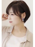 【 Ｉ. 】30代からのナチュラル前下がりショートボブ　川口