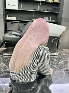 チュダック(ChuDuck) 韓国風《ペールピンク》ハイトーン/ケアブリーチ/ダブルカラー