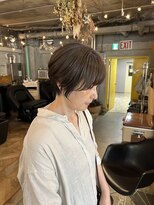 ウィークエンド(WEEKEND)&nbsp;ショート×ベージュカラー