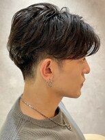 カインド 南青山(hair&make up KIND) ビジネス 爽やか ニュアンスパーマ ナチュラルセンターパート