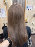 高明度カラー×縮毛矯正