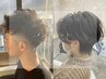 【メンズカット人気No.1☆】カット＋眉カットorクレンジングショートspa/3850