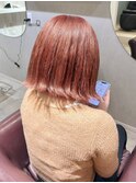 ボブ×カシスオレンジカラー♪