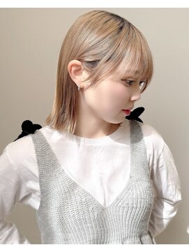 ビューシンサイバシ(VIEW SHINSAIBASHI) 透け感ストレートミニボブ10代20代