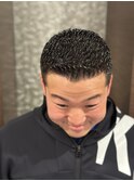 フェード濡れパン×クロップ◎スキンフェード強めアイロンパーマ