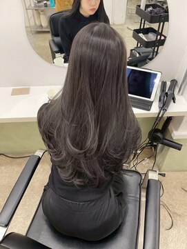 パルス ヨコハマ(PULSE yokohama) オリーブベージュ/レイヤーカット/ワンカラー