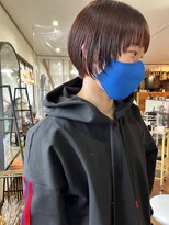 ホワイト(WHITE HAIR@NICOLA)&nbsp;ショート×顔まわりレイヤー