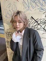 ブレンドバイハピネス(Blend by happiness) ショートボブ外はねボブ髪質改善ベージュグレージュ大和西大寺