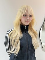 グロウ 渋谷(grow) 抜きっぱなしブロンド+プルエクステ80本