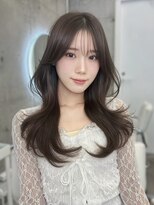 リアンバイアリュール(Lian by Allure)&nbsp;くびれヘアも可愛いレイヤーカット/赤み消しショコラグレージュ