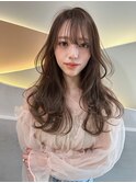 韓国ヘアーハッシュカットレイヤーカットグレージュブリーチ無し