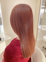 エフヘア レヴェリー(Fhair reverie) 艶ロング ハイトーンカラーピンクベージュ