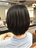 酸性ストレートで上品ショート