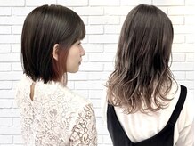ウォーム(warm)の雰囲気（ハイライト、インナーカラー等、デザインカラーもご相談ください）