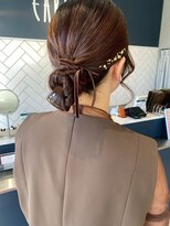 アース 柏店(HAIR&MAKE EARTH)&nbsp;タイトめローシニヨン