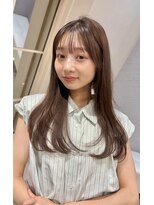 ヘアーアンドファッションシオミエイチ (hair&fashion shiomi H) オレンジベージュ×柔からレイヤー♪