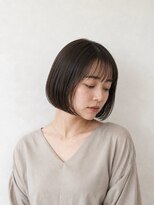 レセ 南柏店(Laissez)&nbsp;丸みショートボブ/ナチュラルボブ/シースルーバング/南柏美容室