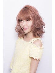 【miel hair est】大人かわいいゆるふわ♪甘めスウィートボブ☆