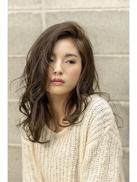 フィックスヘアー 梅田店(FIX-hair) エアリーレイヤーロング/こなれヘア/ミルクベージュ