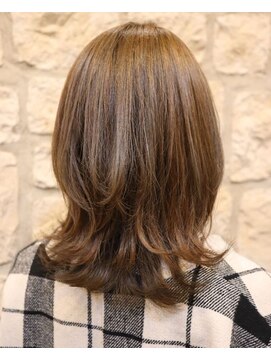 シャル オカチマチ 上野御徒町(shalu) イルミナカラー×デジタルパーマ×トリートメント【上野御徒町】