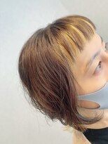 アフィックスヘア 新小岩(affix hair)&nbsp;パッツン前髪インナーカラー