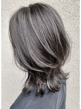 エイム ディクト ヘアー プロデュース(ame D.C.T HAIR PRODUCE) 【ame四日市】ウルフ×グレージュ