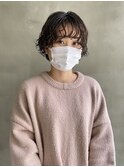【能田　花音】マッシショートパーマ
