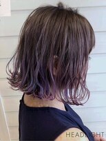 アーサス バイ ヘッドライト 松戸店(ursus by HEADLIGHT)&nbsp;ピンクグレージュ×外はねミディ_851L1433