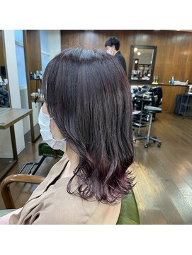 ヘアーサロン リバース(Hair Salon Rebirth) 【防府/Rebirth】ピンクパープル　グラデーション