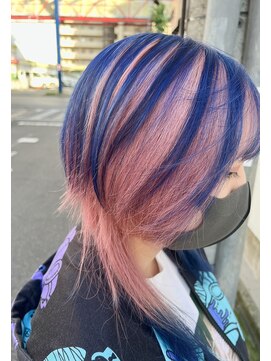 クオーレツー(Cuore2) 推しカラー ブルー×キャンディーピンク