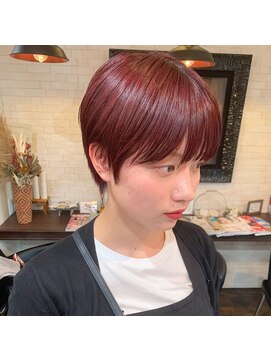 ボアップ 京橋店(boappu) ＃レッドカラー#ショートカラー