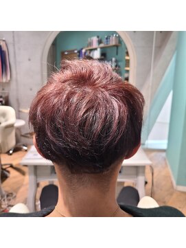 ミラシィ 稲毛(Mirashy) 逆インナー！？アンブレラカラーでピンクアッシュ