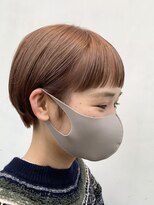 シェノン 西梅田(CHAINON)&nbsp;グレーベージュ/レイヤーロング/黒髪/前髪パーマ