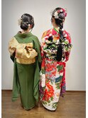 名古屋駅徒歩３分 actif　着付けヘアセット★3月は休まず営業★
