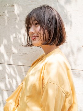 アフロート ギンザ(AFLOAT GINZA) 【白川】20代30代40代ミニボブブルーサファイア23.1.28