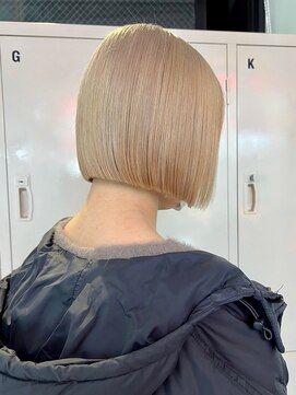 デート 下北沢(DATE) ダブルカラーブロンドベージュカラーケアブリーチハイトーン韓国