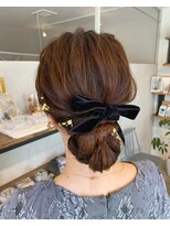 バレッタ(barretta)&nbsp;ローシニヨンアレンジ