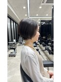 大人美人ショート/前髪なし