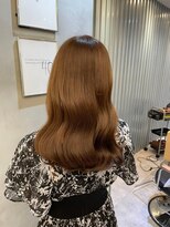 ジーナエス 札幌(Zina S)&nbsp;髪質改善＊オレンジベージュ＊美髪【Zina S 札幌】