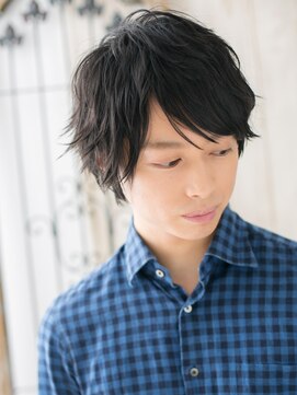 モッズヘアー メン 戸田公園店(mod's hair men) 暗髪&無造作ニュアンスパーマのウルフこなれヘアd戸田公園