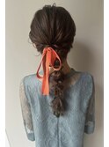 ヘアセット編み下ろし