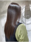 髪質改善メテオカラー×カット ロング