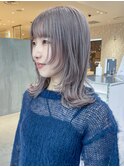 ホワイトベージュ_エアリーロングピンクブラウン_ba485131