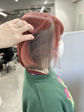 リグ 横浜(Lig.) ツートンカラー/ケアブリーチ/グレージュカラー/ピンクカラー