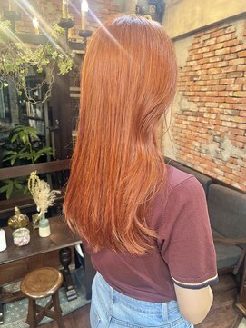 アンリ(Henri) 【かしむら】ブリーチ/ブリーチカラー/ケアブリーチ/暖色カラー