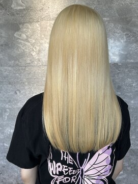 ビーストバイブランカ 刈谷三河安城(BEEst by BLANCA) 外国人風ブロンドヘアー×抜きっぱなしブリーチ